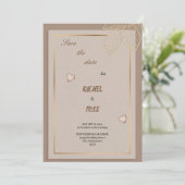 braune Einladung (Stehend Vorderseite)