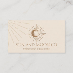 Braune Energie Heilung Sonnenlicht Mond Spirituali Visitenkarte