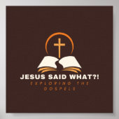 Braune Espel fokussiert Poster (Vorne)