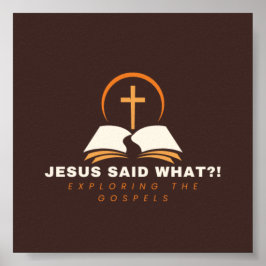 Braune Espel fokussiert Poster