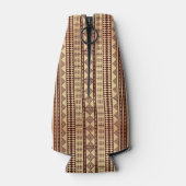 Braune ethnische Struktur Flaschenkühler (Rückseite)