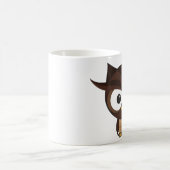 Braune Eule Kaffeetasse (Mittel)