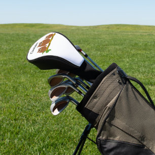 Braune Eulen Design Individuell Golf Headcover