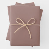 Braune Farbe Geschenkpapier Set (Beispiel)