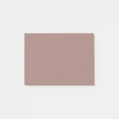 Braune Farbe Post-it Klebezettel (Vorderseite)