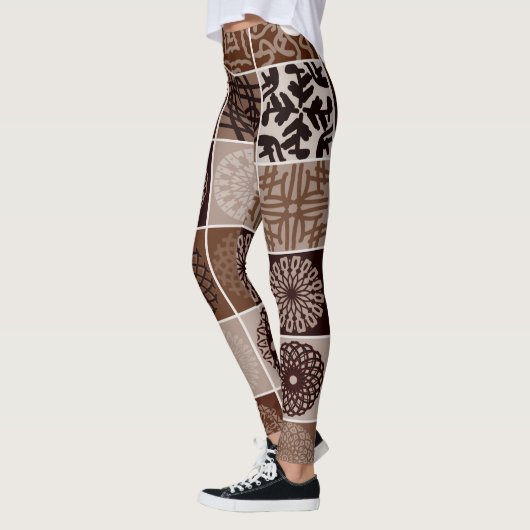 Braune Farbe "Ratti_Creative_Arts" Leggings (Links)