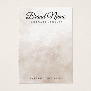 Braune Farbhintergrundplatte Ohrkarte