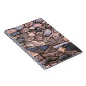 Braune Felswand Notizblock (Rechte Seite)