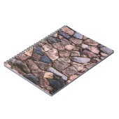 Braune Felswand Notizblock (Linke Seite)