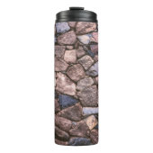 Braune Felswand Thermosbecher (Vorderseite)