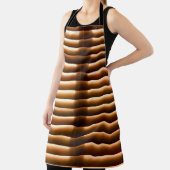 Braune Fensterjalousien Schürze (InSitu)