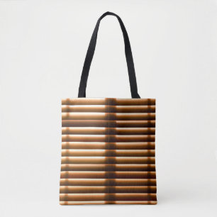 Braune Fensterjalousien Tasche