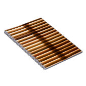 Braune Fensterläden Notizblock (Rechte Seite)