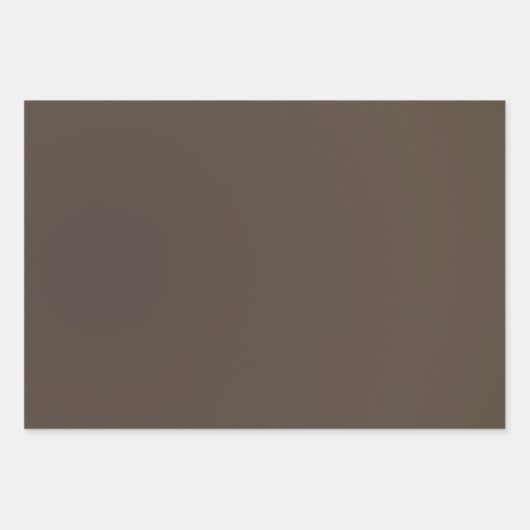 Braune, feste, neutrale Gradienten Geschenkpapier Set (Vorderseite 3)