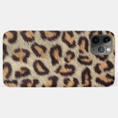 Braune Flecken Leopard Plüschfell Case-Mate iPhone Hülle (Rückseite (Horizontal))