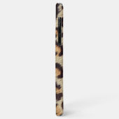Braune Flecken Leopard Plüschfell Case-Mate iPhone Hülle (Hinten/Links)