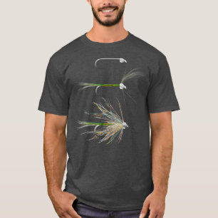 Braune Forellen Fischen Fischen Fischen Fliegen Fl T-Shirt