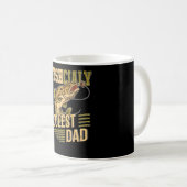 Braune Forellen Fischerei Fischfang Papa Angeln Kaffeetasse (VorderseiteRechts)