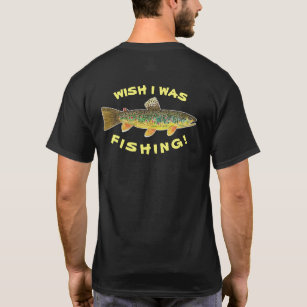 Braune Forellen "Wish I was Fish" T-Shirt
