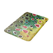 Braune Forellenfischerei Badematte (Schrägansicht)