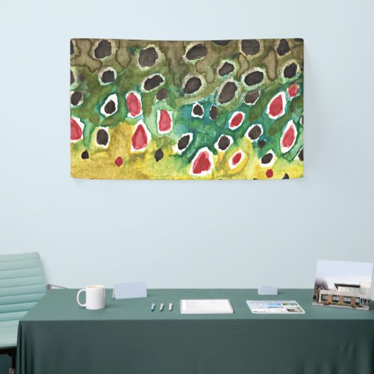 Braune Forellenfischerei Banner (Messeveranstaltung)