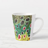 Braune Forellenfischerei für ihn, für sie Milchtasse (Rechts)