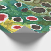 Braune Forellenfischerei, Ichthyologie Geschenkpapier (Ecke)