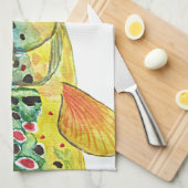 Braune Forellenfischerei, Ichthyologie Handtuch (Viertel Falte)