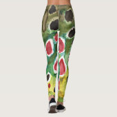 Braune Forellenfischerei Leggings (Rückseite)