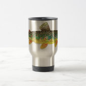 Braune Forellenfischerei Reisebecher (Mittel)