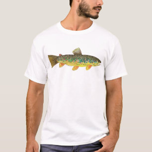 Braune Forellenfischerei T-Shirt