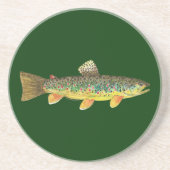 Braune Forellenfischerei Untersetzer (Vorne)