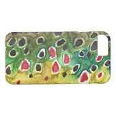 Braune Forellenfliege Case-Mate iPhone Hülle (Rückseite (Horizontal))