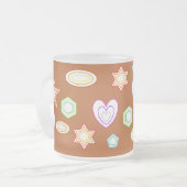 Braune Formen Tasse (Vorderseite Links)