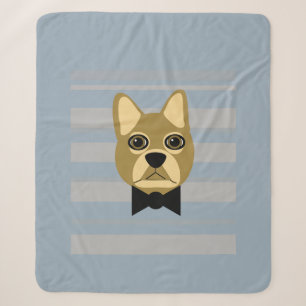 Braune Frenchie Bulldog, Streifen Sherpadecke