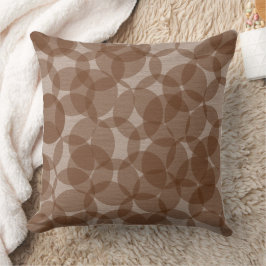 Braune geometrische Erdtöne Kissen