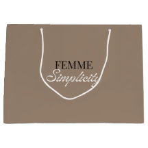Braune Geschenktasche