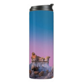 BRAUNE GESTEINSFORMATION THERMOSBECHER (Nach links gedreht)