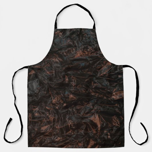 Braune getrocknete Blätter auf gemahlenen Flächen Schürze (Vorderseite)