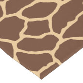 Braune Giraffe Hautmuster Kurzer Tischläufer (Ecke)