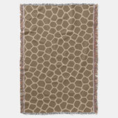Braune Giraffe Wurfdecke Decke (Vorderseite Vertikal)