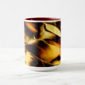Braune, goldene Dünen Tasse (Zentrum)
