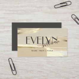 Braune Goldfarbe Markierungen Visitenkarte