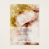 Braune goldfarbene Halskette (Rückseite)