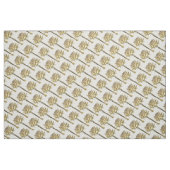 Braune, goldgelbe Artischocke Stoff (Fat Quarter (45,7 x 55,9 cm))