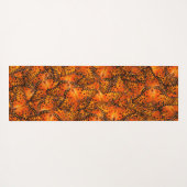 Braune Golfschmetterlinge Yogamatte (Rückseite (Horizontal))