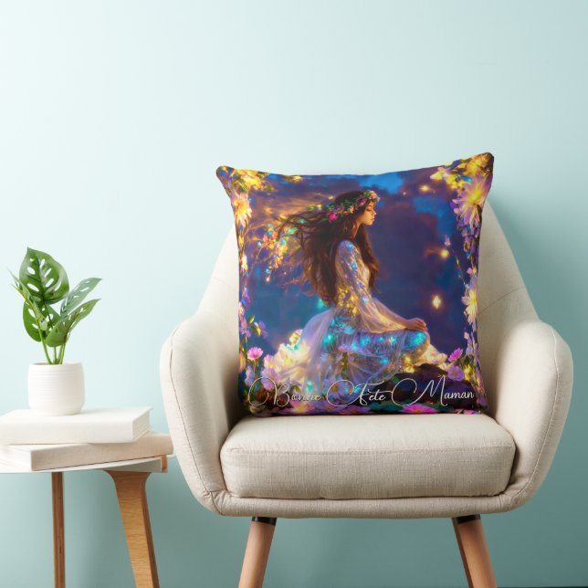 Braune Göttin-Kissen Kissen (Stuhl )