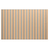 Braune, graue und blassgoldene Streifen Stoff (Fat Quarter (45,7 x 55,9 cm))