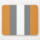 Braune, graue und weiße Streifen Mousepad (Vorne)