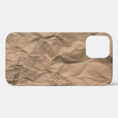 Braune, grob zerbrochene, gerecycelt Papiertextur Case-Mate iPhone Hülle (Rückseite (Horizontal))